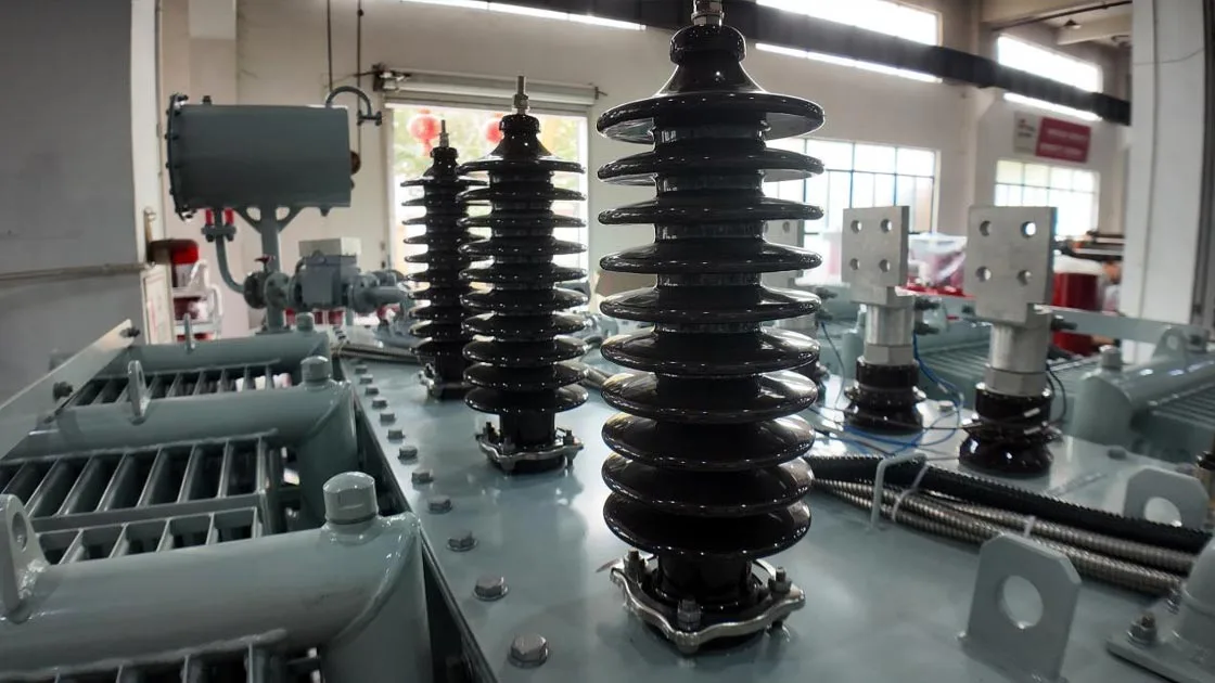 Oil immersed transformer with OLTC
