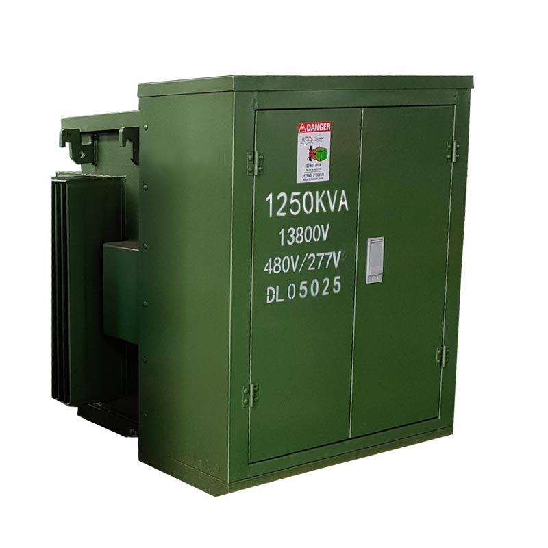 Үш фазалы тақтаға орнатылған трансформатор